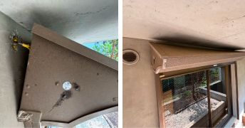 窓シャッターの写真